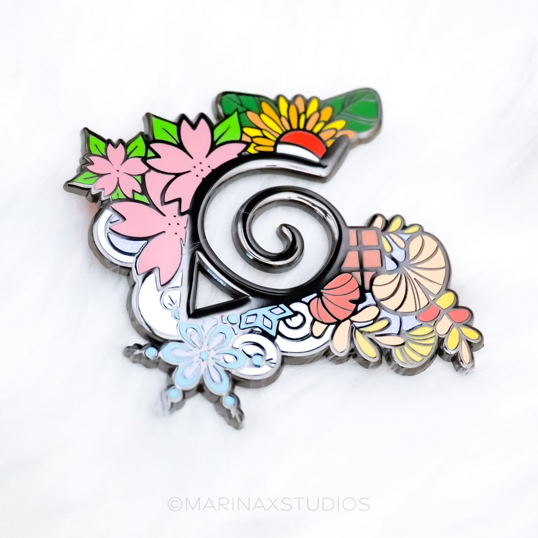 Four Seasons Enamel Pin